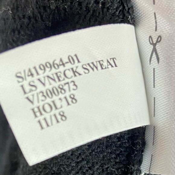 Banana Republic Cashmere Merino Wool Sweater Dress Black V-Neck White Trim XS‎ - Picture 11 of 14